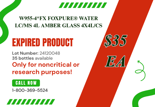 Expired FoxPure Water W955-4